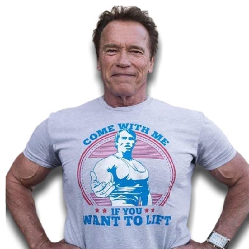 Vintage Arnold Schwarzenegger Kom Met Me T-Shirt
