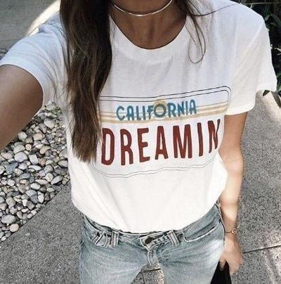 Californië Dreamin Vintage T-Shirt