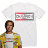 Vintage Kampioens-T-Shirt Voor Heren