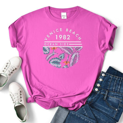 Vintage Venetië Strand T-Shirt