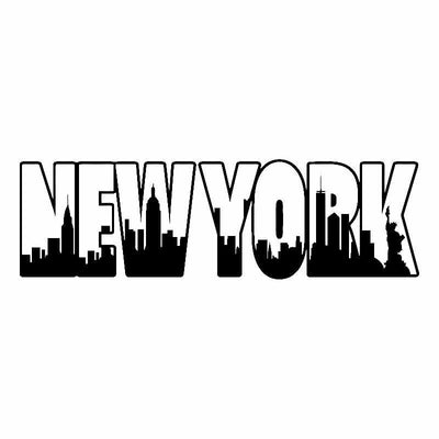 Vintage Deco New York-Stickers