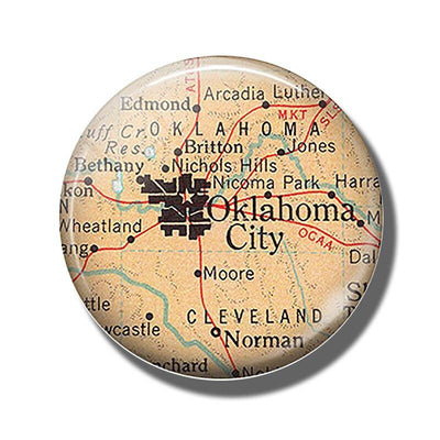 Vintage Magnetische Amerikaanse Koelkaststickers