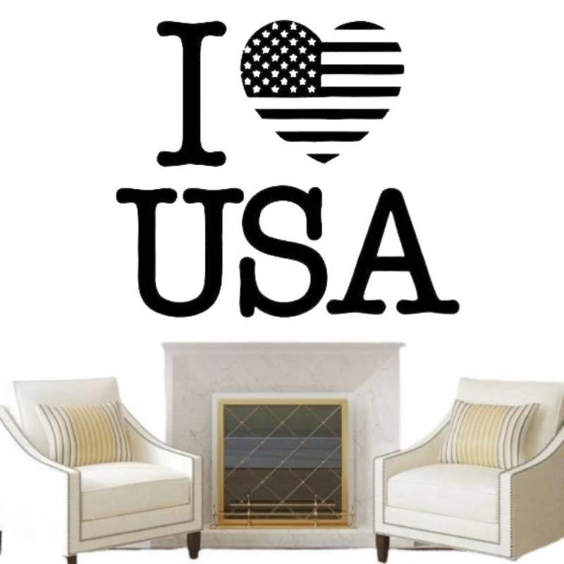 Amerikaanse Vintage Muurstickers