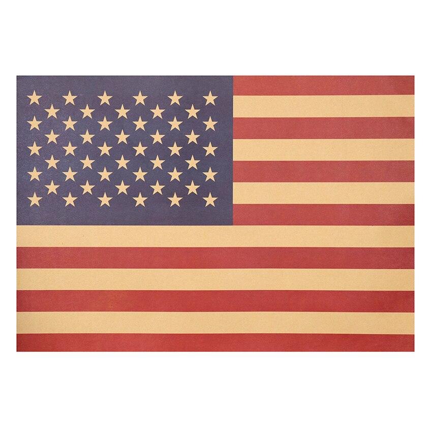Vintage Amerikaanse Vlag Muurstickers