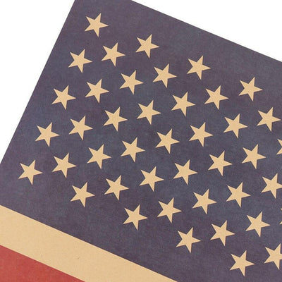 Vintage Amerikaanse Vlag Muurstickers