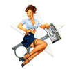 Amerikaanse Pin-Up Muurstickers