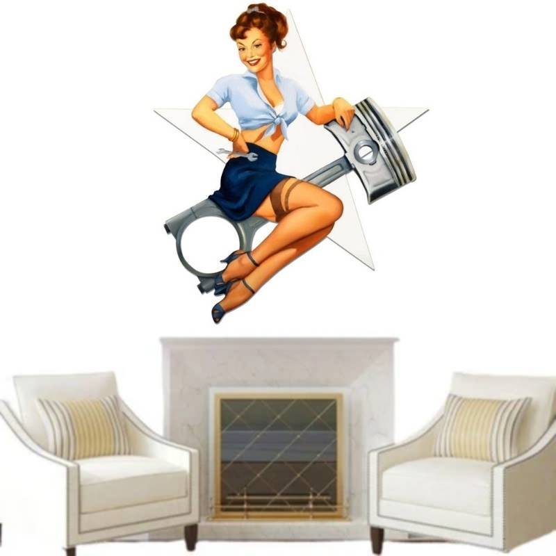 Amerikaanse Pin-Up Muurstickers