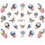 Vintage Amerikaanse Vlag Nagelstickers