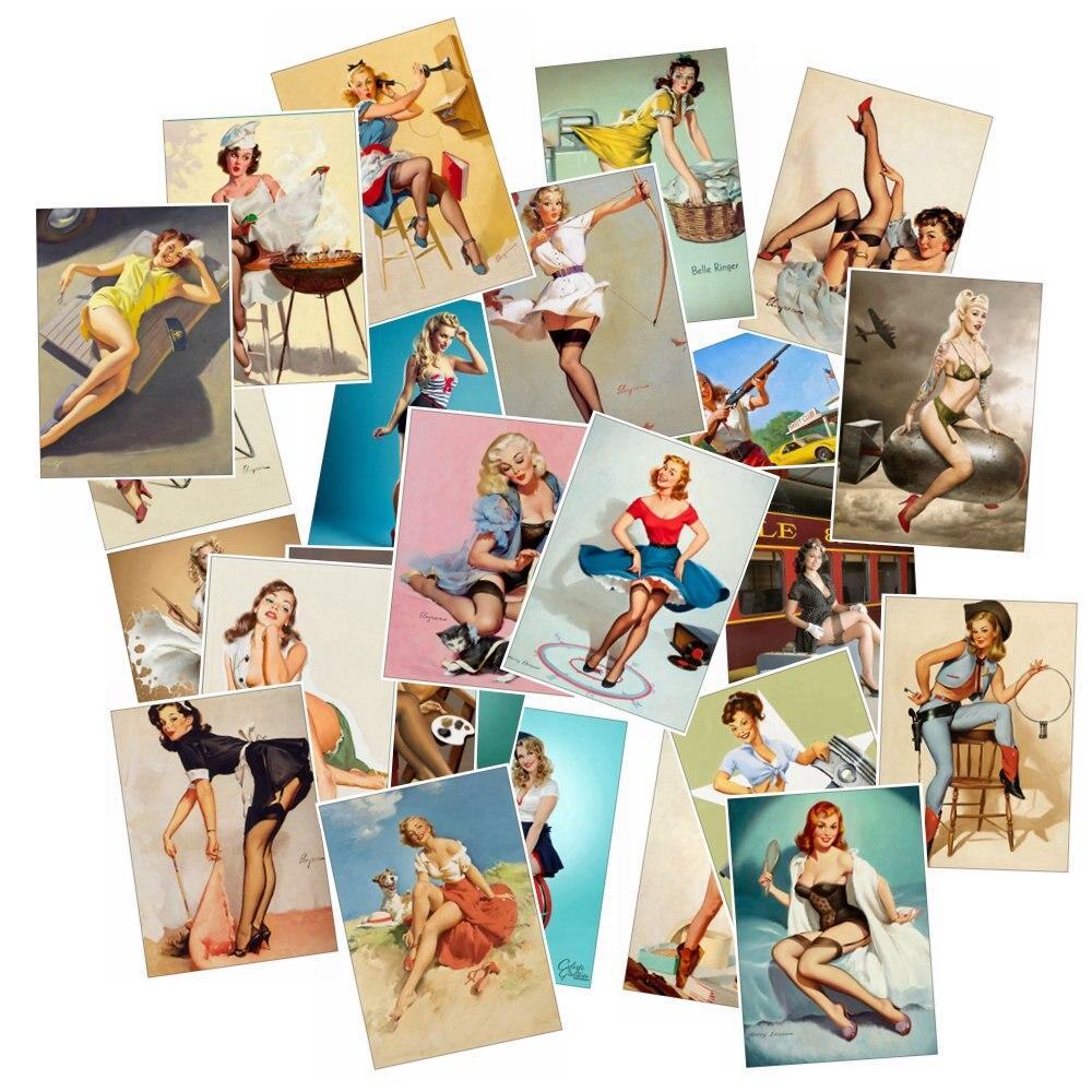 Vintage Pin-Upstickers