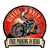 Vintage Pin-Up Motorfiets Stickers