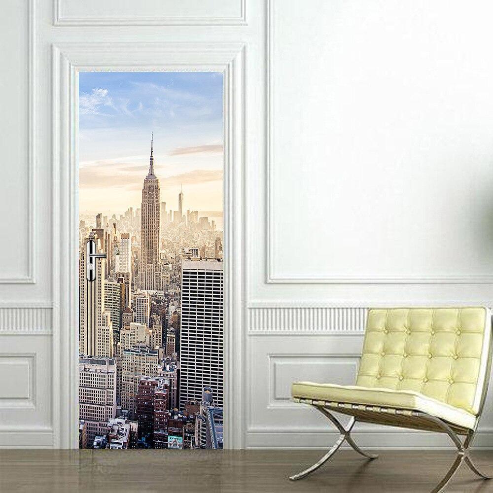 Vintage Deurstickers Uit New York