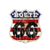 Vintage Route 66 Motorfietsstickers
