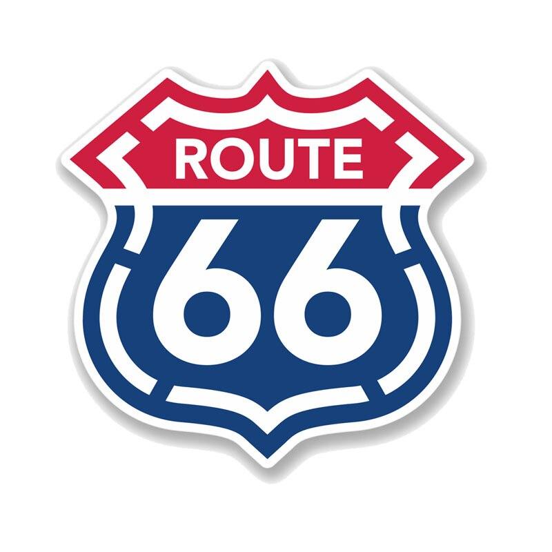 Vintage Route 66 Autostickers