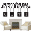 Vintage Stickers In New Yorkse Stijl