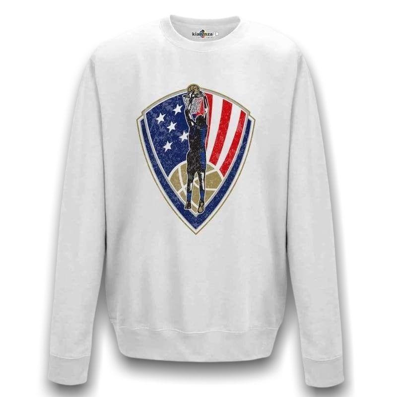 Vintage Team USA Basketbal Sweatshirt