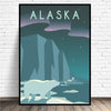 Vintage Alaska-Schilderij