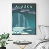 Vintage Alaska-Schilderij