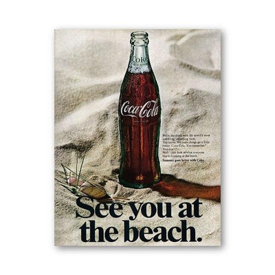 Vintage Coca Cola-Schilderij
