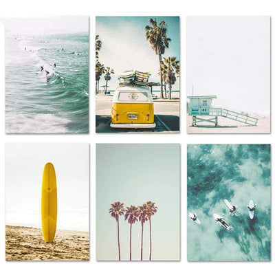 Californië Deco Vintage Schilderij