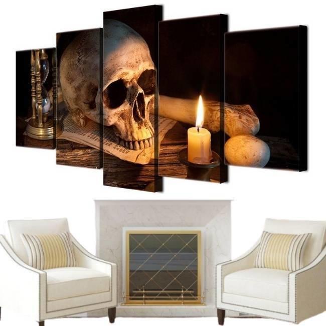 Vintage Halloween Deco Schilderij