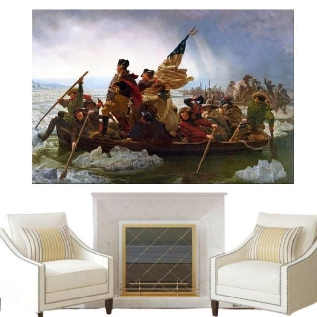 Vintage Schilderij De Glorie Van De Verenigde Staten
