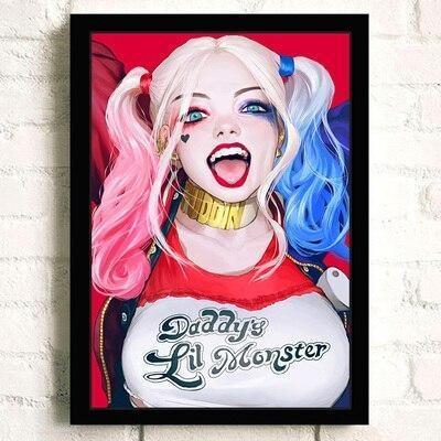 Vintage Schilderij Van Harley Quinn
