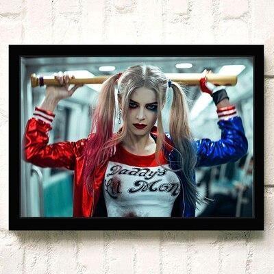 Vintage Schilderij Van Harley Quinn