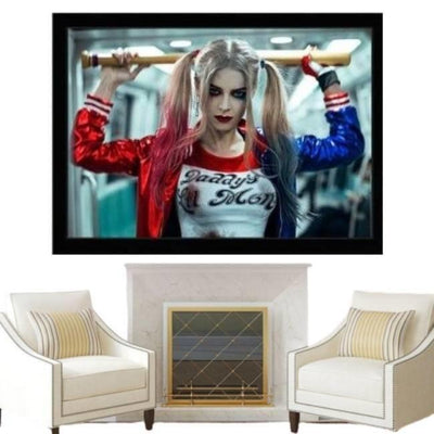 Vintage Schilderij Van Harley Quinn