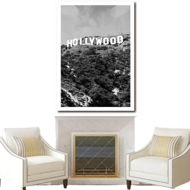 Vintage Hollywood-Schilderij
