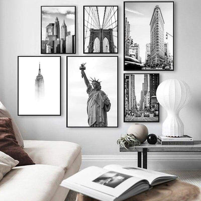 Vintage Home Deco New York Schilderij