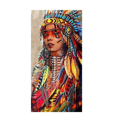 Indiase Vintage Schilderij