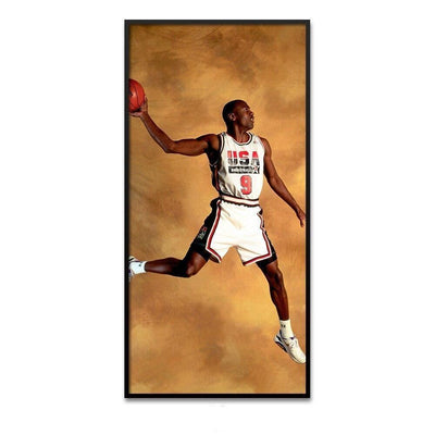 Vintage Schilderij Van Kobe Bryant