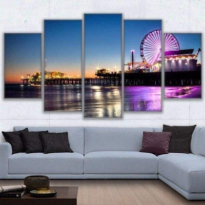 Vintage Schilderij Van Los Angeles