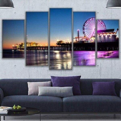 Vintage Schilderij Van Los Angeles