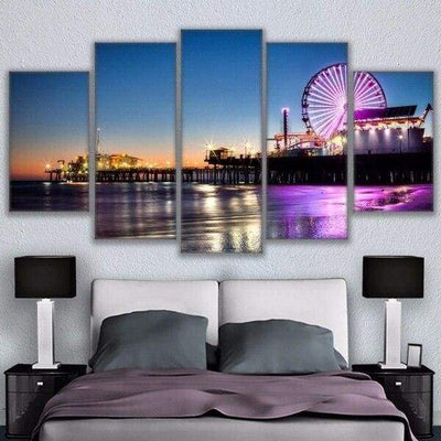 Vintage Schilderij Van Los Angeles