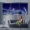 Vintage Led-Verlichte Tafel New York