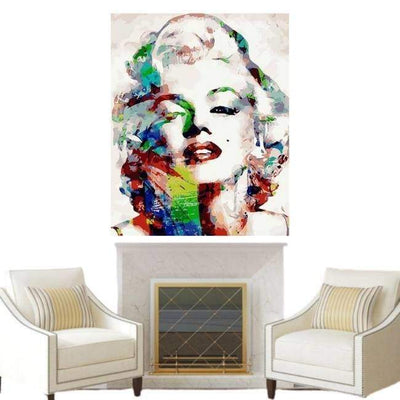 Vintage Schilderij Van Marilyn Monroe
