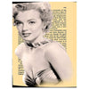 Vintage Marilyn Monroe Zwart-Wit Schilderij