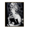 Vintage Marilyn Monroe Zwart-Wit Schilderij