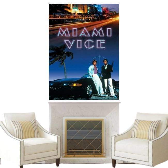 Miami Vice Vintage Schilderij