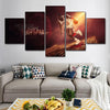 Vintage Michael Jordan Zwart-Wit Schilderij
