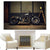 Vintage Motorfiets Schilderij
