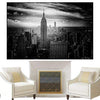 Vintage New York Zwart-Wit Schilderij