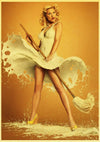 Vintage Pin-Up Schilderij