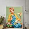 Vintage Retro Pin-Up Tafel