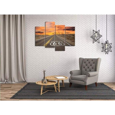 Vintage Route 66-Schilderij