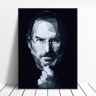 Vintage Schilderij Van Steve Jobs