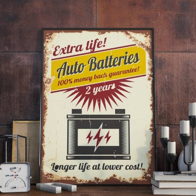 Vintage Tafel In Industriële Stijl