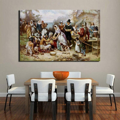 Vintage Thanksgiving-Bord