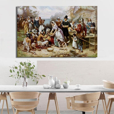 Vintage Thanksgiving-Bord
